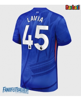 Chelsea Romeo Lavia #45 Tricou Fotbal Replică 2025-26 Barbati Acasa